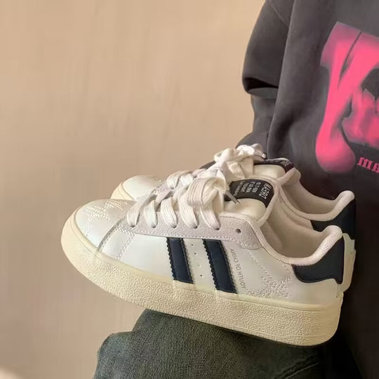 Damen Sportliche Sneakers mit strapazierfähigem Obermaterial und rutschfester Sohle EB