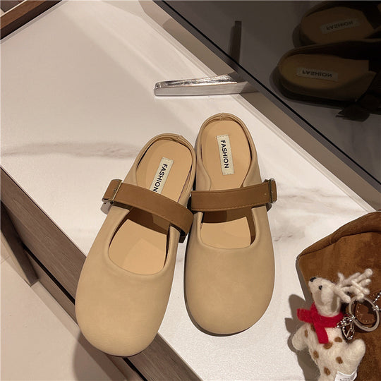 Damen Clogs mit elegantem Schnallenverschluss und bequemer Innensohle EB