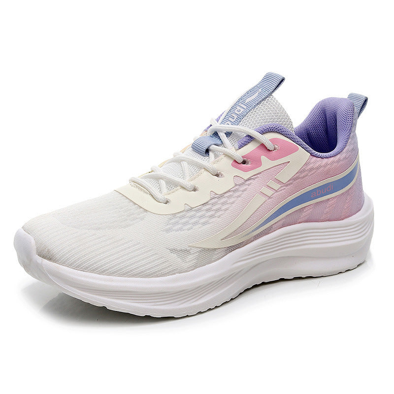 Damen Sportliche Dämpfungs-Laufschuhe mit atmungsaktivem Obermaterial und flexibler Sohle EB