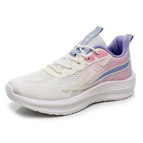 Damen Sportliche Dämpfungs-Laufschuhe mit atmungsaktivem Obermaterial und flexibler Sohle EB