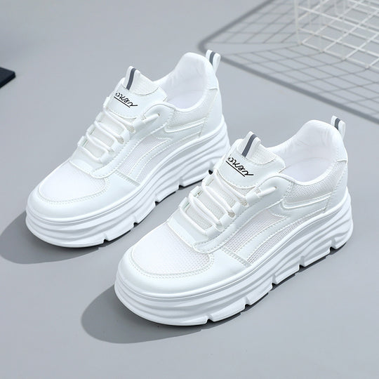 Damen Chunky Sneakers mit dämpfender Sohle und atmungsaktiver Oberflächenstruktur EB