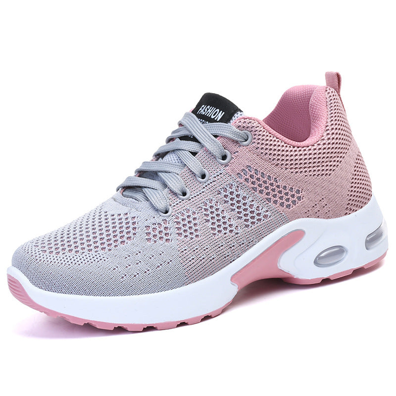 Unisex nan atmungsaktive Strick-Sneaker mit Luftkissenabsatz EB
