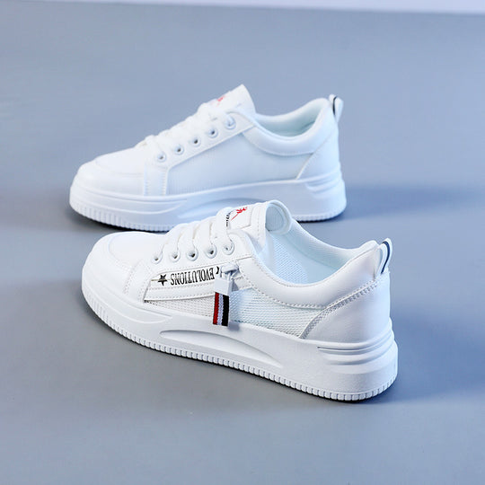 Damen Sportliche Sneaker mit innovativem Obermaterial und modischem Zipperdesign EB