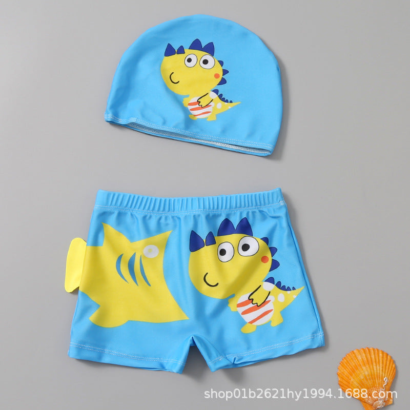Jungen Schwimmset mit fröhlichem Dinosaurier-Motiv EB