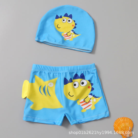 Jungen Schwimmset mit fröhlichem Dinosaurier-Motiv EB