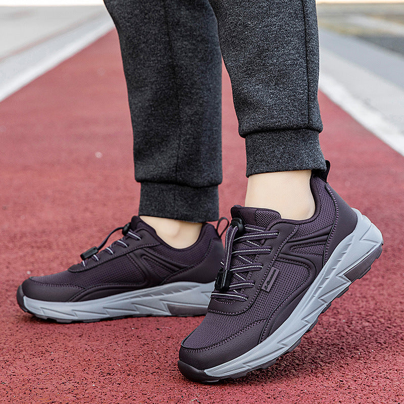 Damen Leichte Alltags-Sneaker mit atmungsaktivem Mesh-Obermaterial und rutschfester Sohle EB