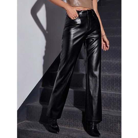 Damen Modische High-Waist hose EB