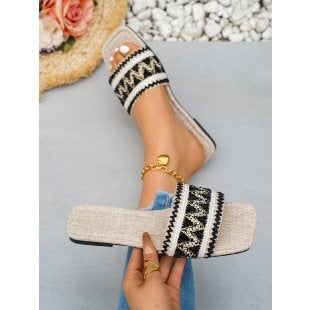 Damen Komfortable und stilvolle Sommer-Slipper EB
