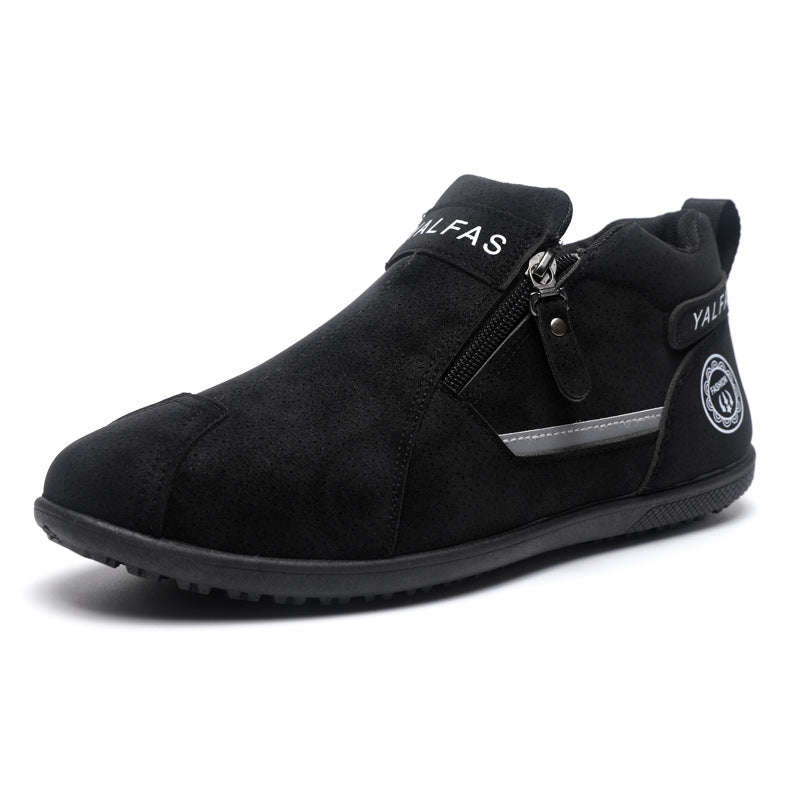 Damen Elegante und bequeme Stiefeletten mit Reißverschluss EB