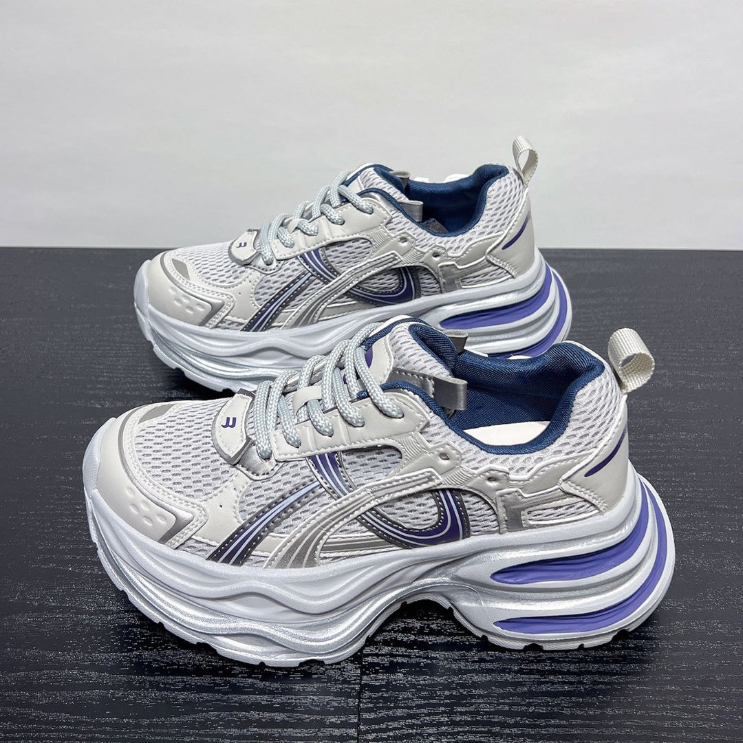 Damen Sportliche Lauf-Sneaker mit dämpfender Sohle und atmungsaktivem Obermaterial EB