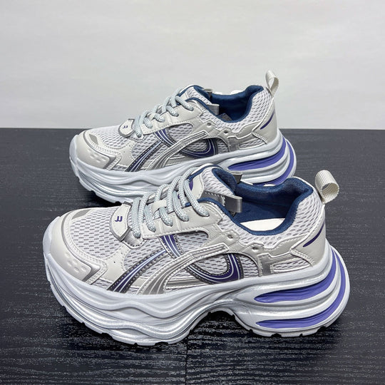 Damen Sportliche Lauf-Sneaker mit dämpfender Sohle und atmungsaktivem Obermaterial EB