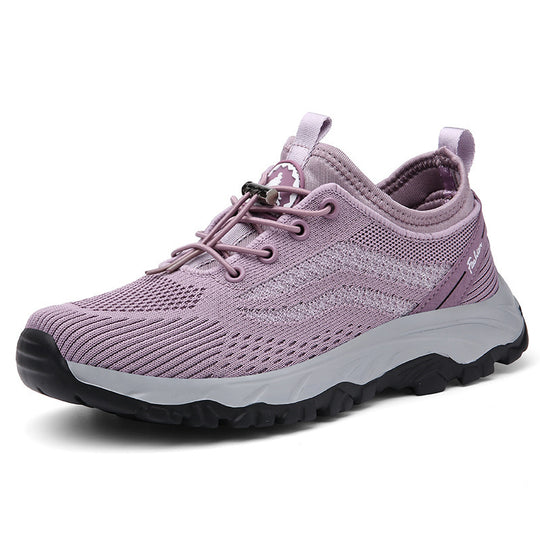 Damen Outdoor-Sport-Sneaker mit innovativem Schnellschnürsystem und atmungsaktiver Mesh-Oberfläche EB