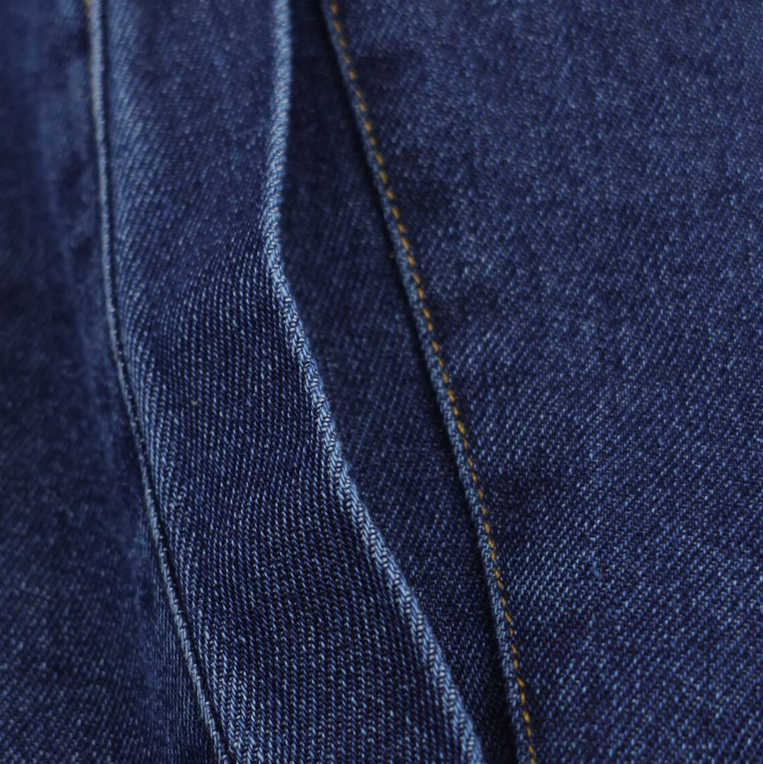 Damen cropped Denimjacke mit hochgeschlossenem Kragen und praktischen Taschen EB