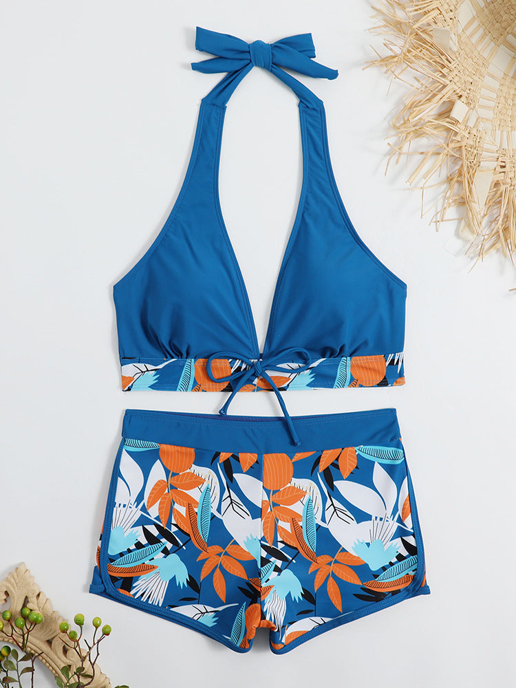 Damen Sportliches Bikini-Set mit verdecktem Bauch EB