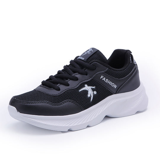 Damen Modische Sneaker mit atmungsaktiver Mesh-Oberfläche und flexibler Sohle EB