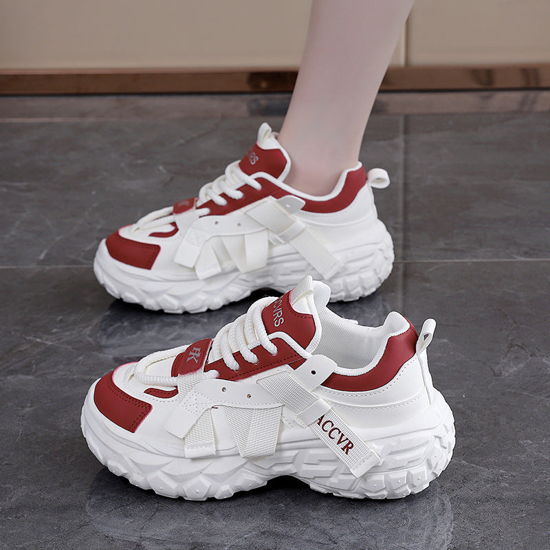Damen Sportliche Chunky Sneakers mit innovativem Design und rutschfester Sohle EB