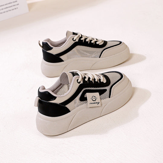 Damen Freizeitsneaker mit atmungsaktivem Netzmaterial und dämpfender Sohle EB