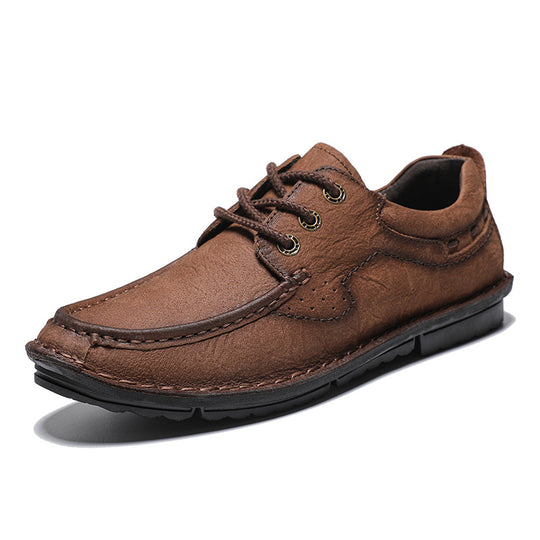 Herren Premium Mokassins mit hochwertigem Leder und rutschfester Sohle EB