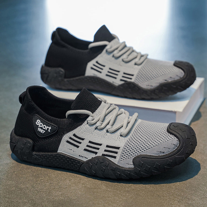 Damen Sportliche Freizeit-Sneaker mit luftiger Mesh-Oberfläche EB