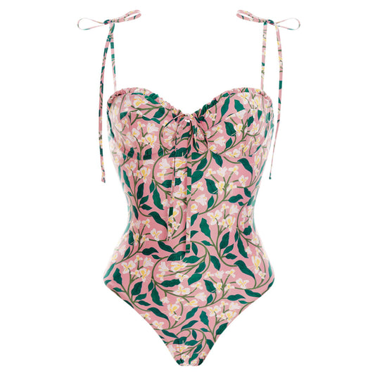 Damen Bikiniset mit verspielten Rüschendetails EB
