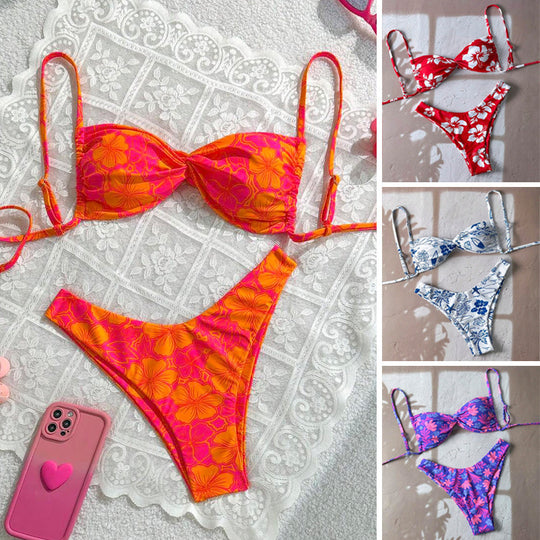 Damen Floral Bikini-Set EB