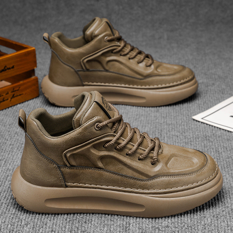 Damen Modische High-Top Sneakers mit strapazierfähigem Obermaterial und dämpfender Sohle EB