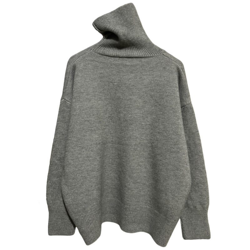 Damen Kuscheliger Rollkragenpullover aus hochwertigem Strick EB