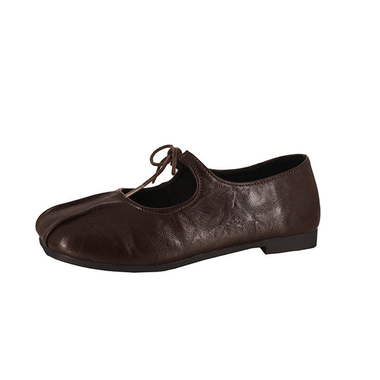 Damen elegante Ballerinas mit praktischer Schleifenverzierung und hochwertigem Wildlederoberteil EB
