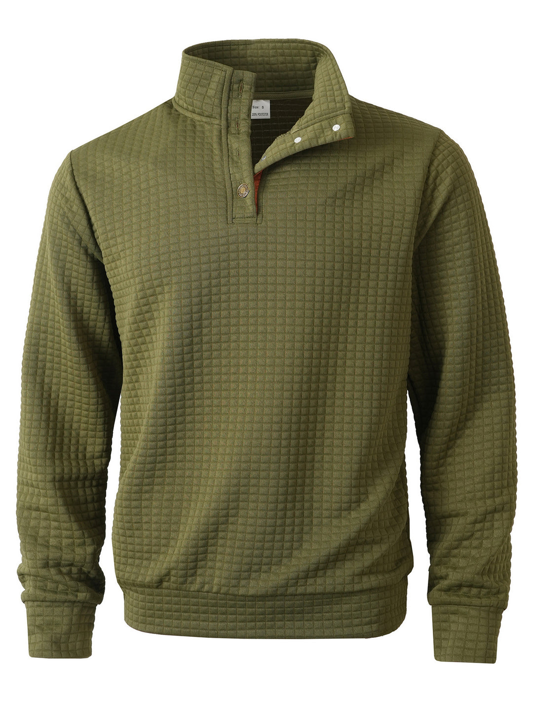 Herren stylischer Pullover mit modischem Stehkragen EB