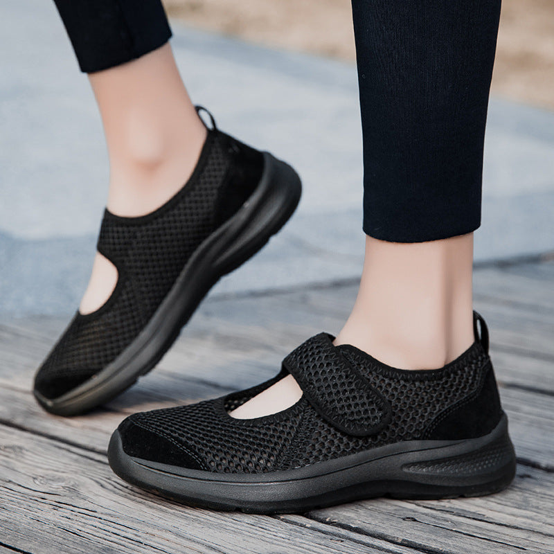 Damen Atmungsaktive Sport-Sandalen mit praktischem Klettverschluss EB