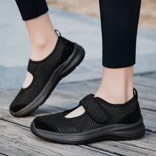 Damen Atmungsaktive Sport-Sandalen mit praktischem Klettverschluss EB