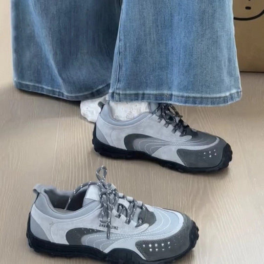 Damen Sportliche und atmungsaktive Sneakers mit rutschfester Sohle EB