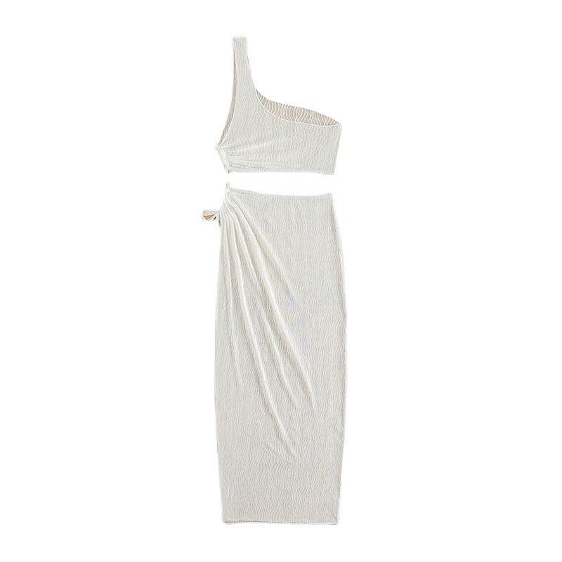 Damen Modischer One-Shoulder-Bikini-Set EB