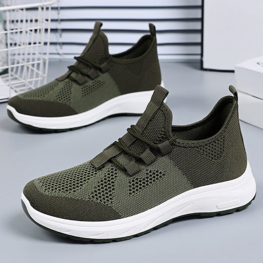 Damen Atmungsaktive Sportschuhe mit elastischem Obermaterial und rutschfester Sohle EB