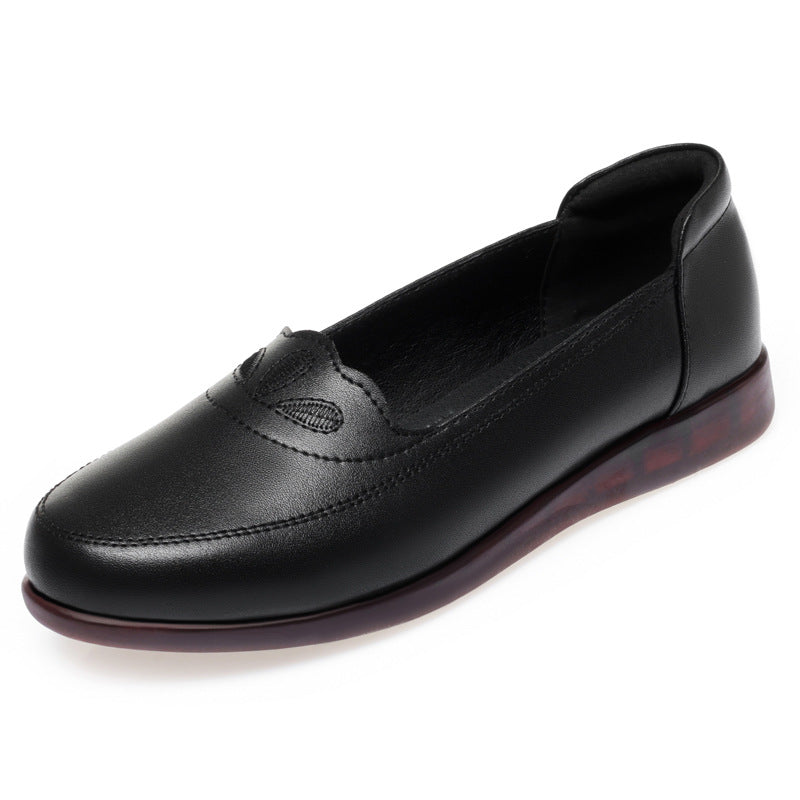 Damen bequeme Mokassins mit elastischem Einstieg und atmungsaktivem Design EB