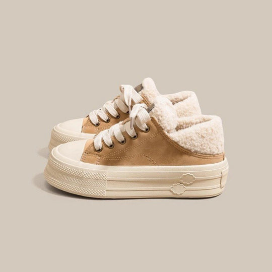 Damen Winterliche Sneaker mit kuscheligem Futter und rutschfester Sohle EB