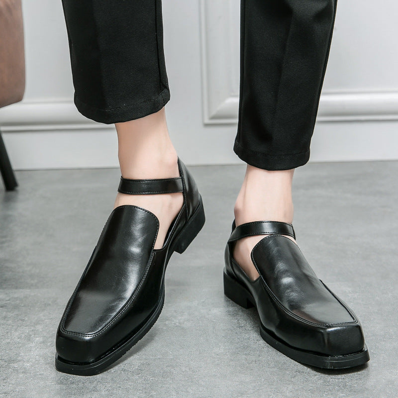 Damen Elegante Lederschuhe mit praktischem Schnallenverschluss EB