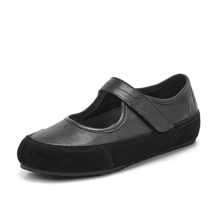 Damen Komfortable Ballerinas mit verstellbarem Riemchen EB