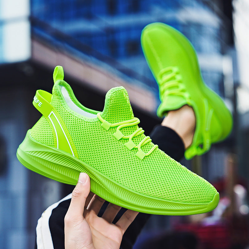 Damen Leichte und atmungsaktive Lauf Sneakers mit elastischem Obermaterial EB