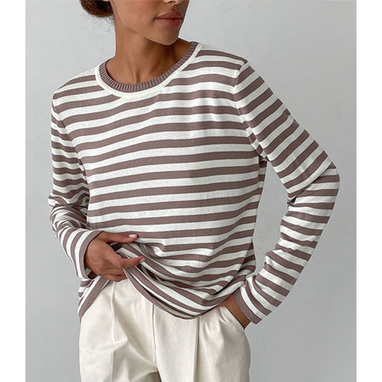 EB | Klassischer Gestreifter Pullover