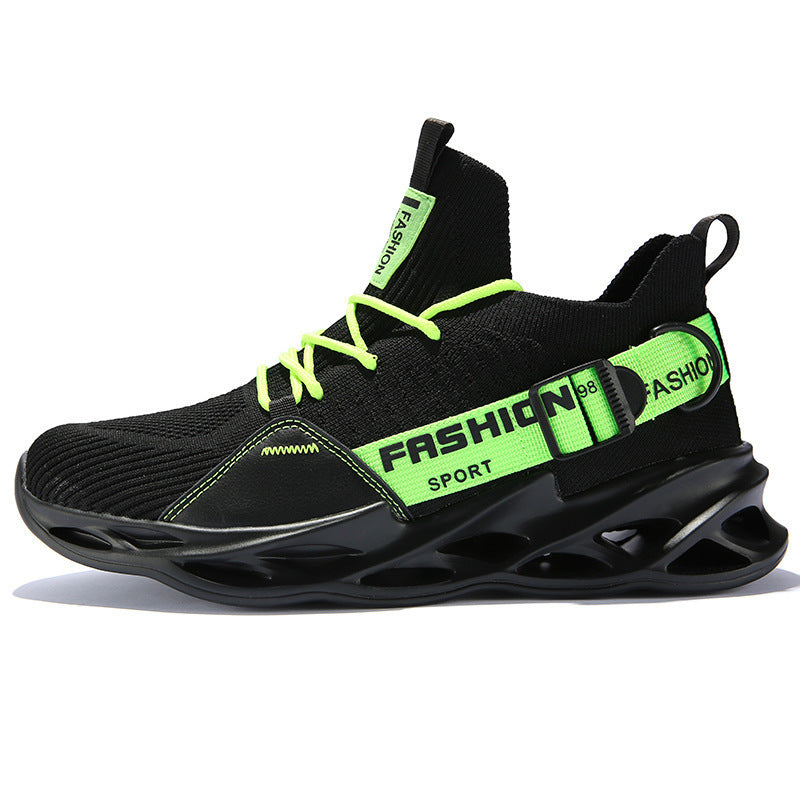 Damen Sportliche Schnür-Sneakers mit elastischem Obermaterial EB