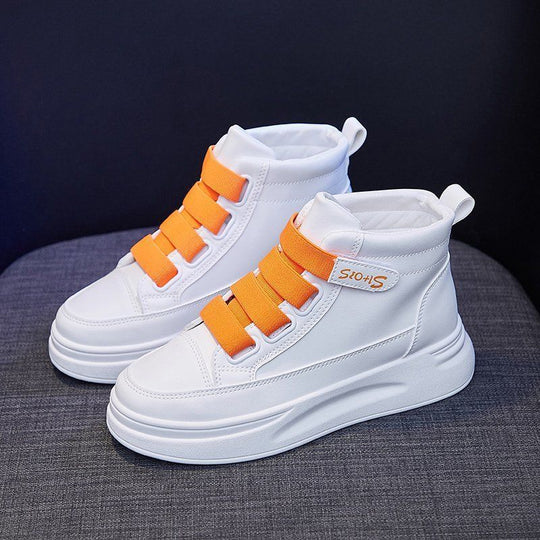 Damen High-Top Sneaker mit leichtem Design und verstellbaren Riemen EB