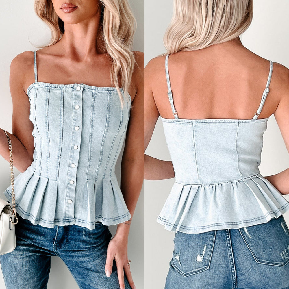Damen Jeans Top EB