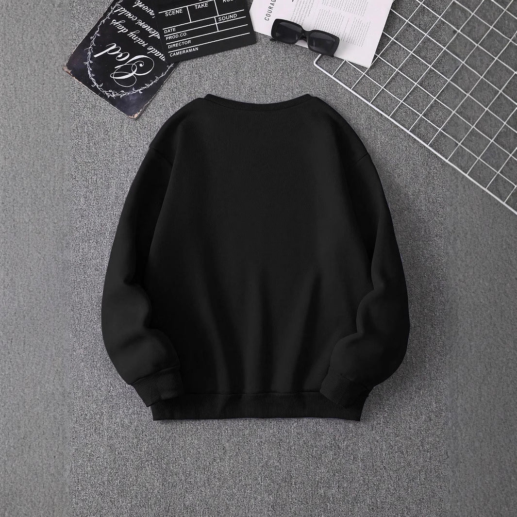 Damen Sportlicher Pullover mit trendy Grafikdesign EB