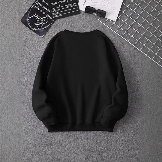 Damen Sportlicher Pullover mit trendy Grafikdesign EB