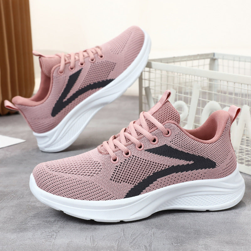 Damen Atmungsaktive Komfort Sneakers mit ergonomischem Fußbett EB