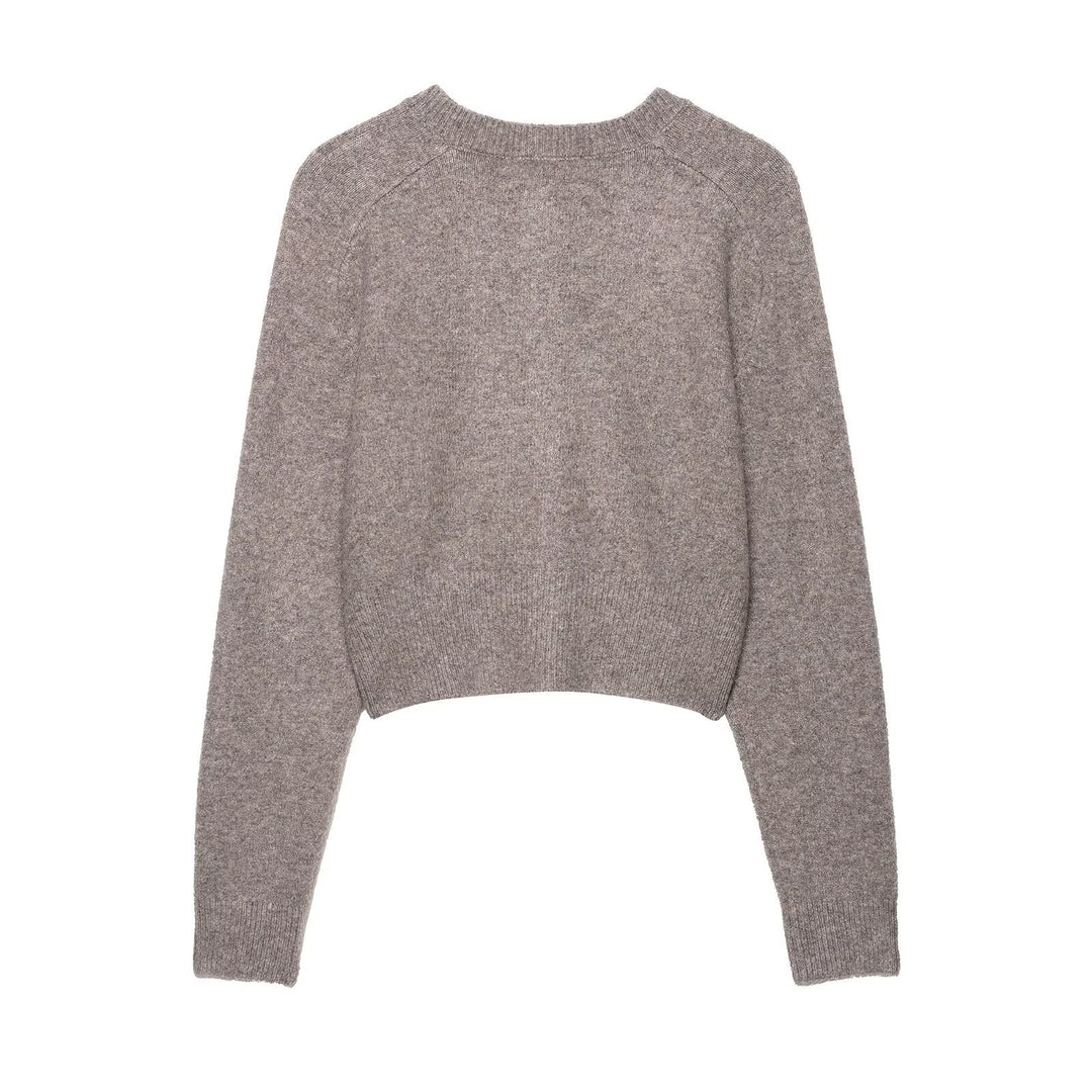 Damen Strickjacke mit Knopfleiste und lässigem Schnitt EB