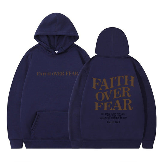 Damen Kapuzenpullover mit inspirierendem Schriftzug und hochwertiger Baumwolle EB
