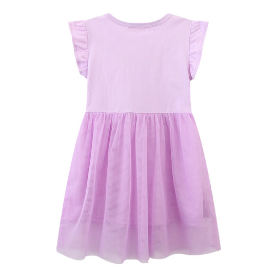Mädchen Kleid mit zauberhaften Blumenapplikationen EB