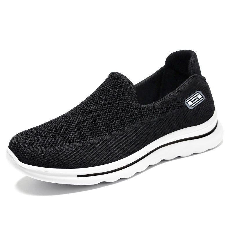 Damen nan Strick-Slip-On Komfortsneaker mit herausnehmbarem Memory-Fußbett und stoßdämpfender EVA-Zwischensohle EB